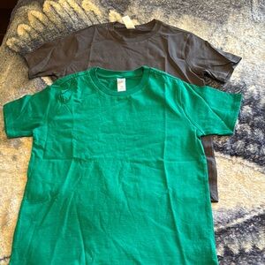 Alternative Green and Gray Short Sleeve Tees (2ea)